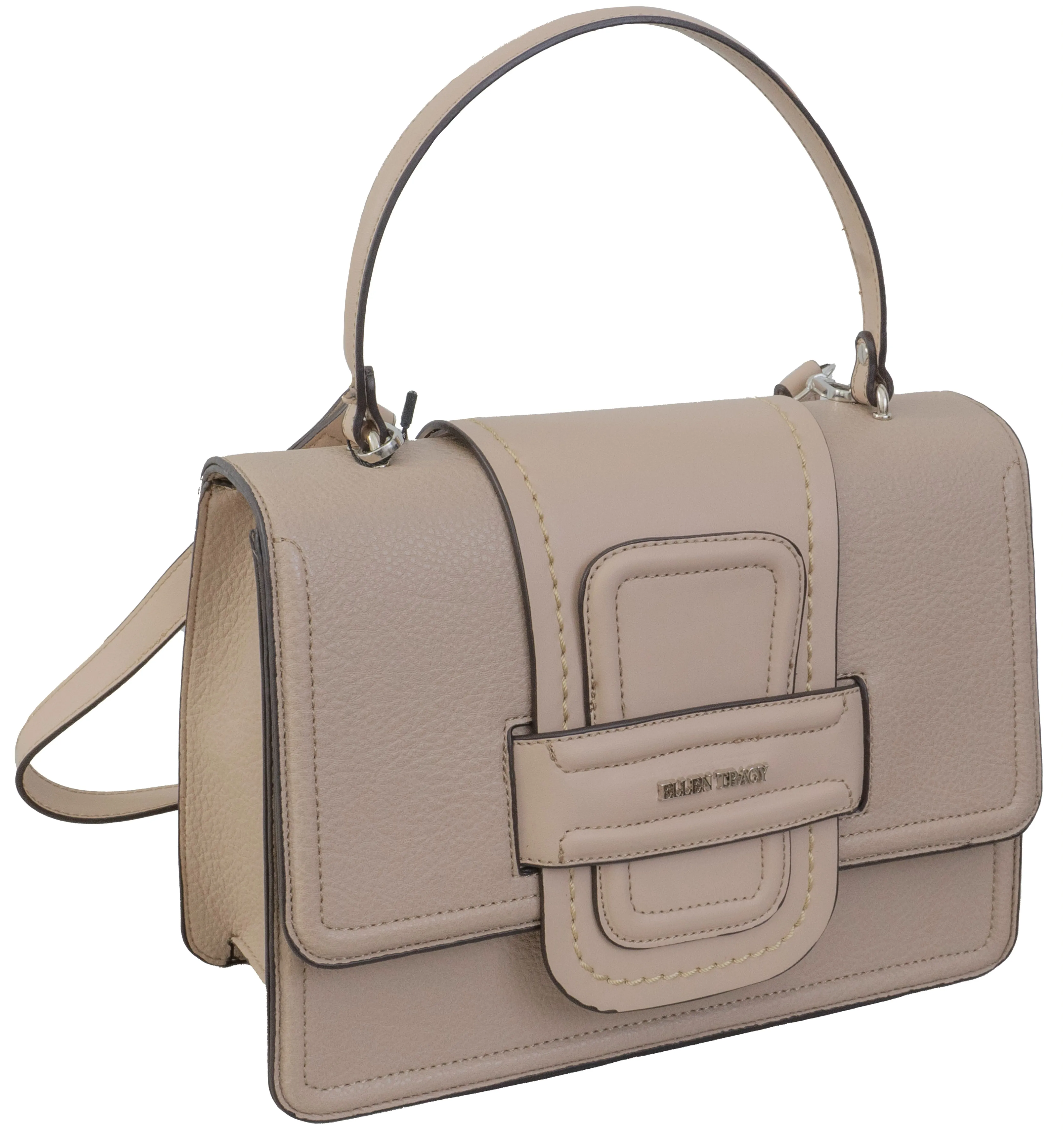 Ellen Tracy Top Flap Satchel with Front Flap Detail sold by Ruumur product image thumbnail 4
