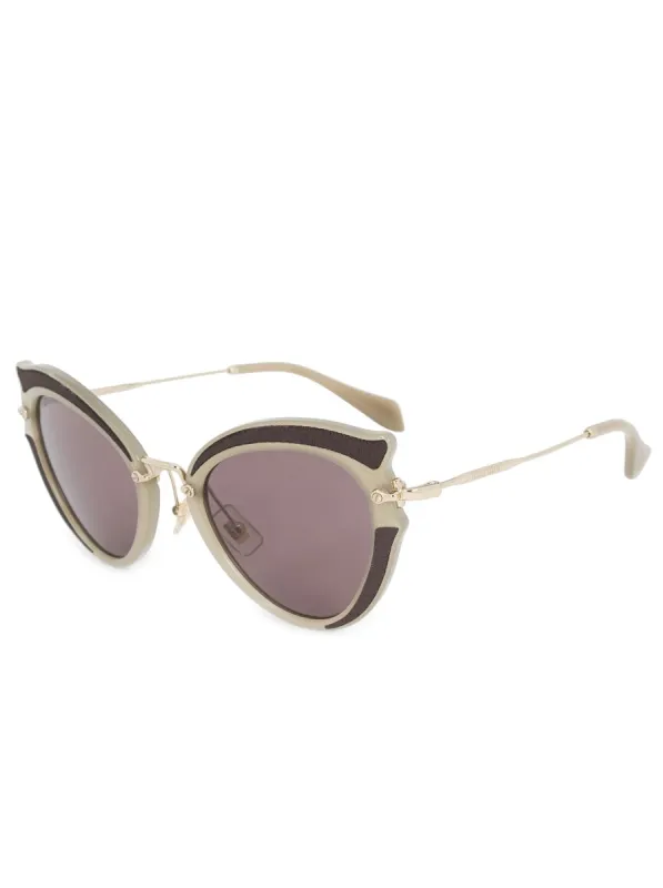 Miu Miu Cat Eye Sunglasses SMU05SS VHY6X1 52 made by Ruumur