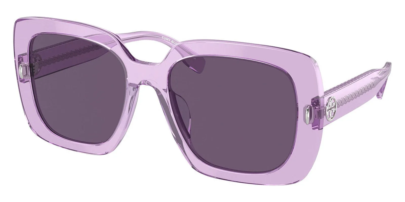 Tory Burch Women's 56mm Transparent Violet Sunglasses TY7193U-18851A-56 sold by Ruumur