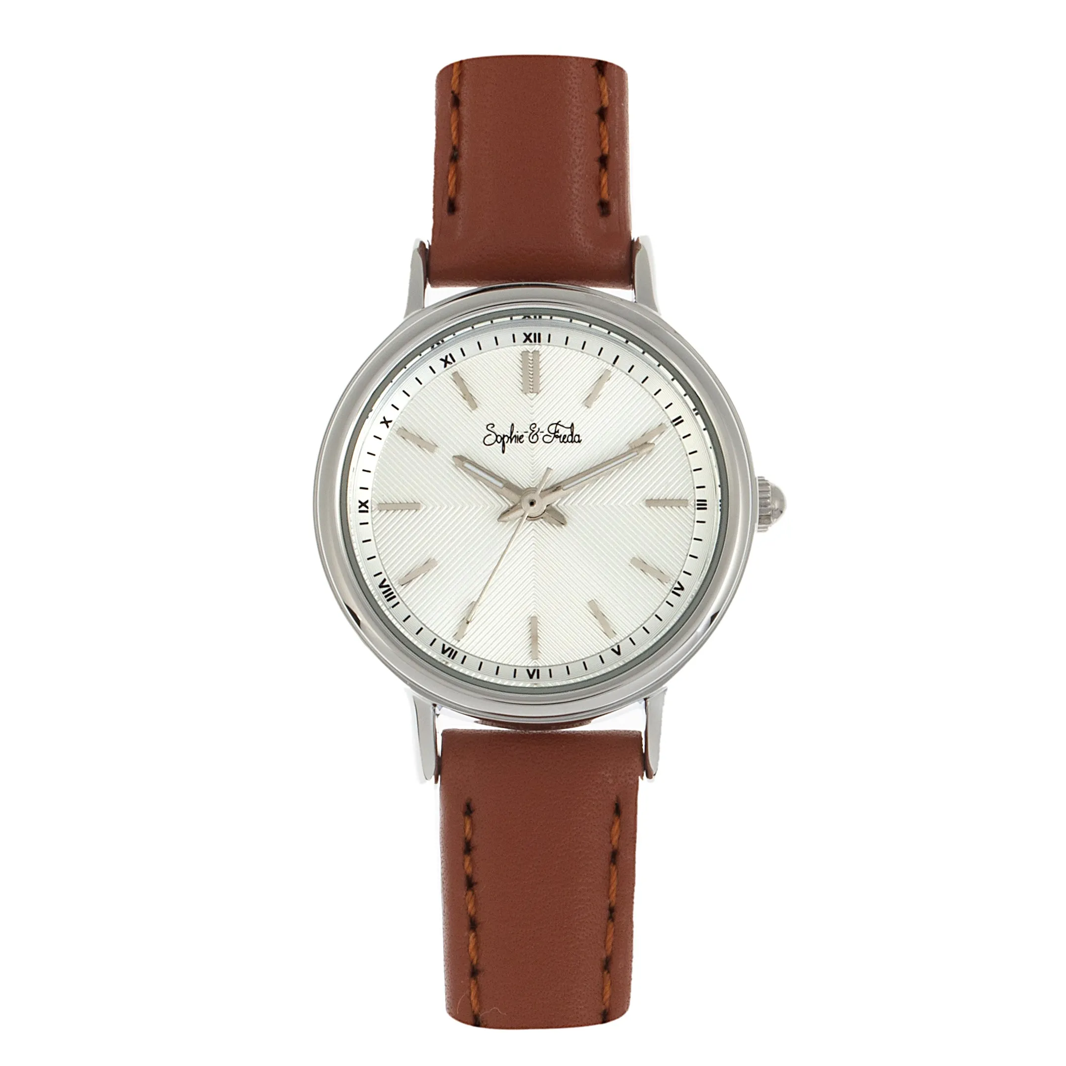 Sophie & Freda Berlin Leather-Band Watch - Brown sold by Ruumur