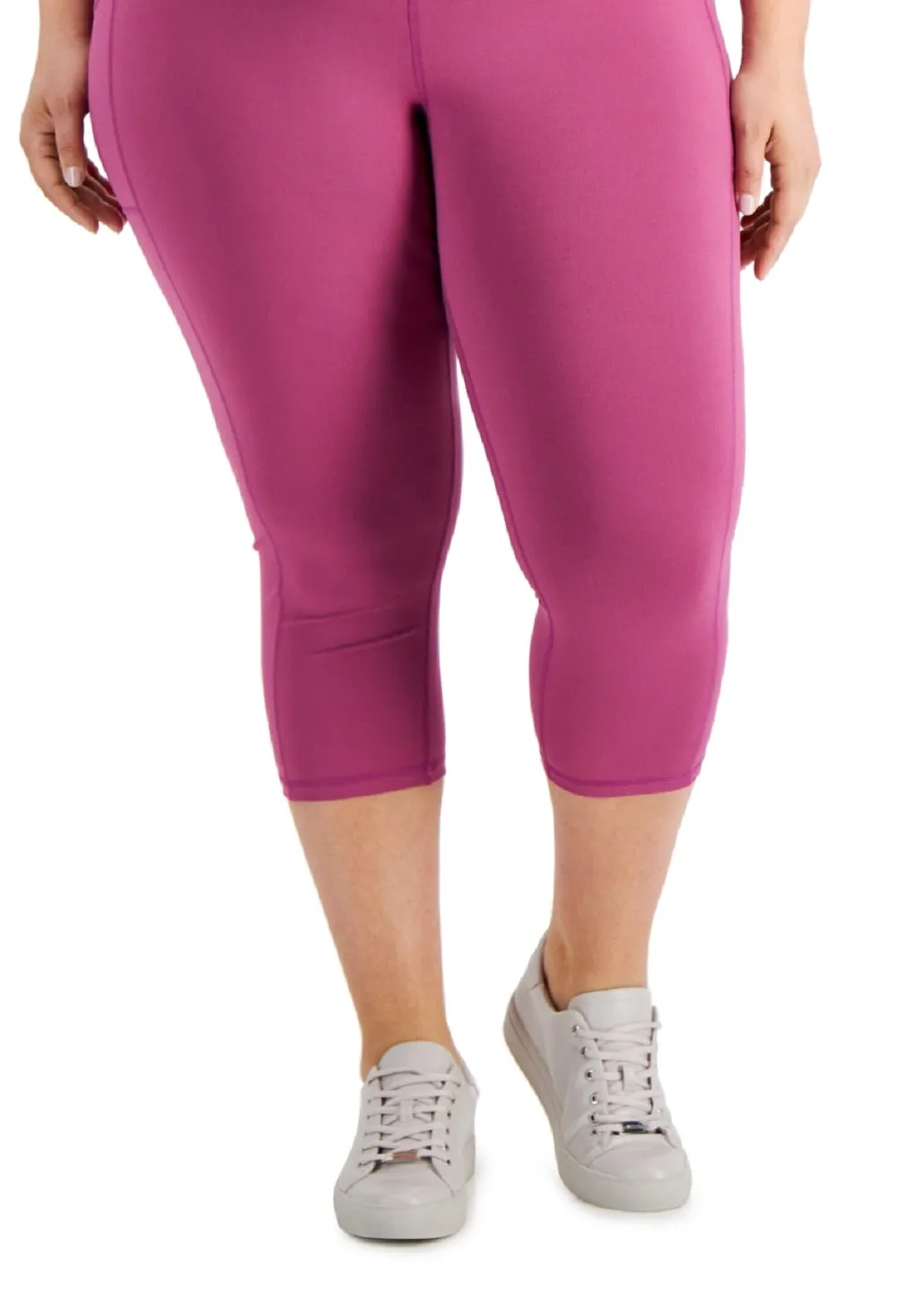 ID Ideology Women's Cropped Leggings Purple sold by Ruumur product image thumbnail 3