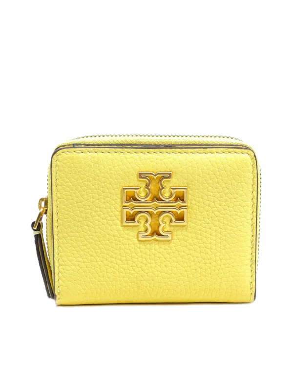 Tory Burch Chardonnay Britten Mini Wallet sold by Ruumur
