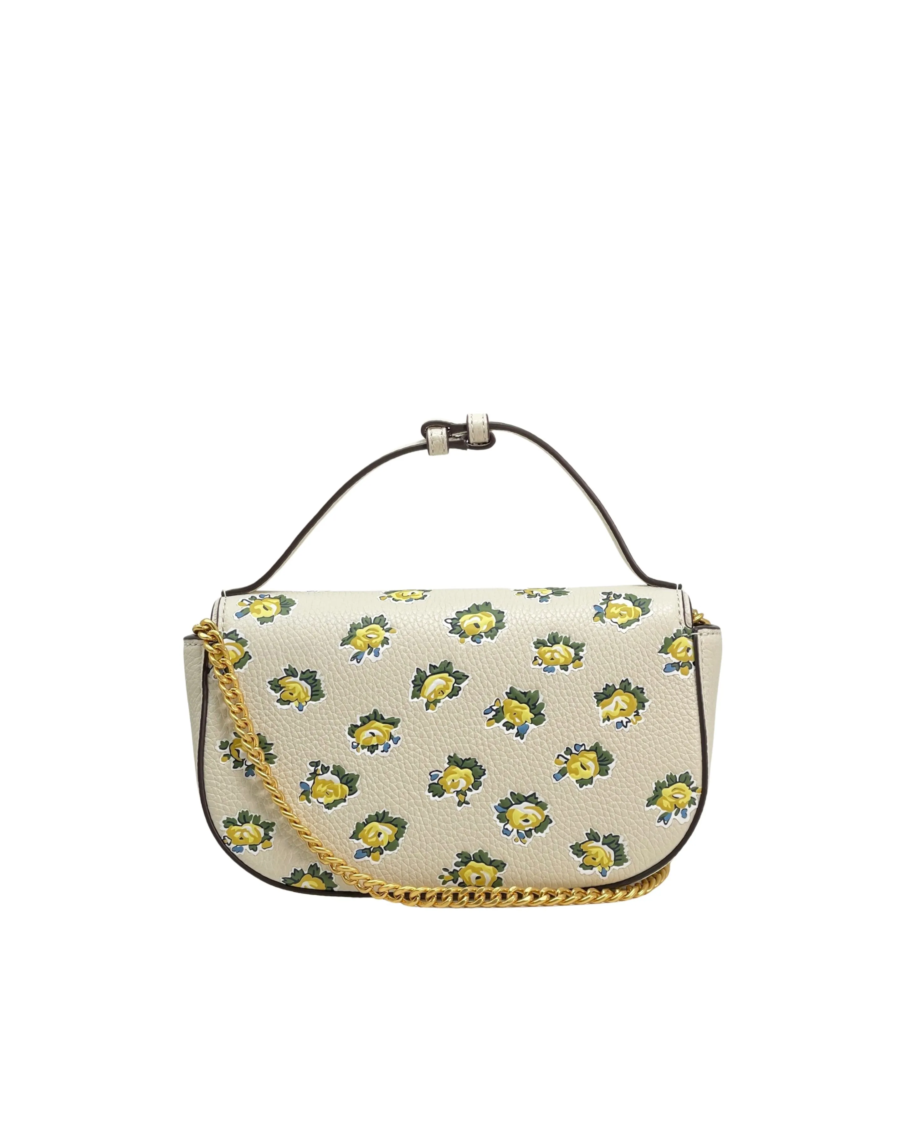 Tory Burch New Ivory Garden Rose Emerson Printed Top Handle Crossbody sold by Ruumur product image thumbnail 2