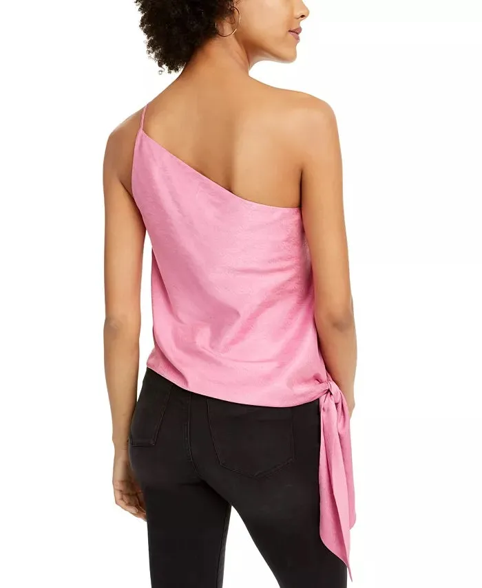 Leyden Women's One-Shoulder Top Pink Size X-Small sold by Ruumur product image thumbnail 2