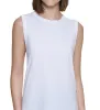 Calvin Klein Women's Dropped Armhole Tank Top White Size X-Large sold by Ruumur
