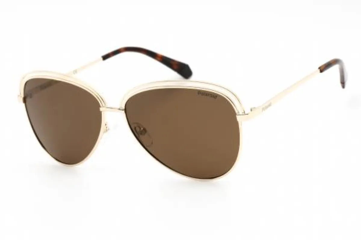 Polaroid Women's 58mm Gold Brown Polarized Sunglasses PLD4103S-001Q-SP sold by Ruumur