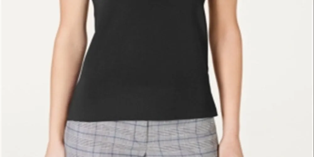 Anne Klein Women's V Neck Top Black Size Small sold by Ruumur product image thumbnail 4