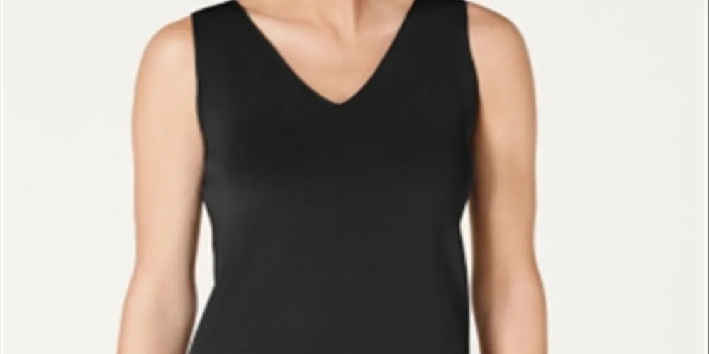Anne Klein Women's V Neck Top Black Size Small sold by Ruumur product image thumbnail 5
