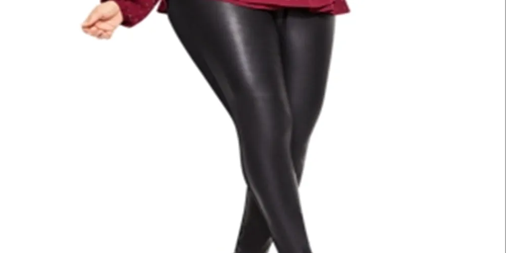 City Chic Women's Plus Embellished Surplice Wrap Top Red Size 14W sold by Ruumur product image thumbnail 3