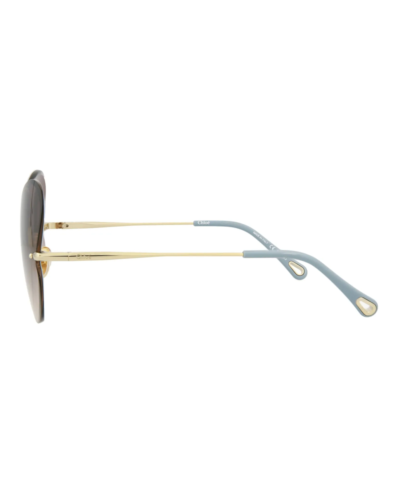 Chloe Cat Eye-Frame Metal Sunglasses, style # CH0064S-30011506002 sold by Ruumur product image thumbnail 3