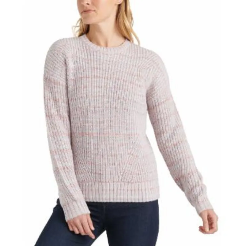 Lucky Brand Women's Marled-Knit Crewneck Sweater Pink Size Medium sold by Ruumur