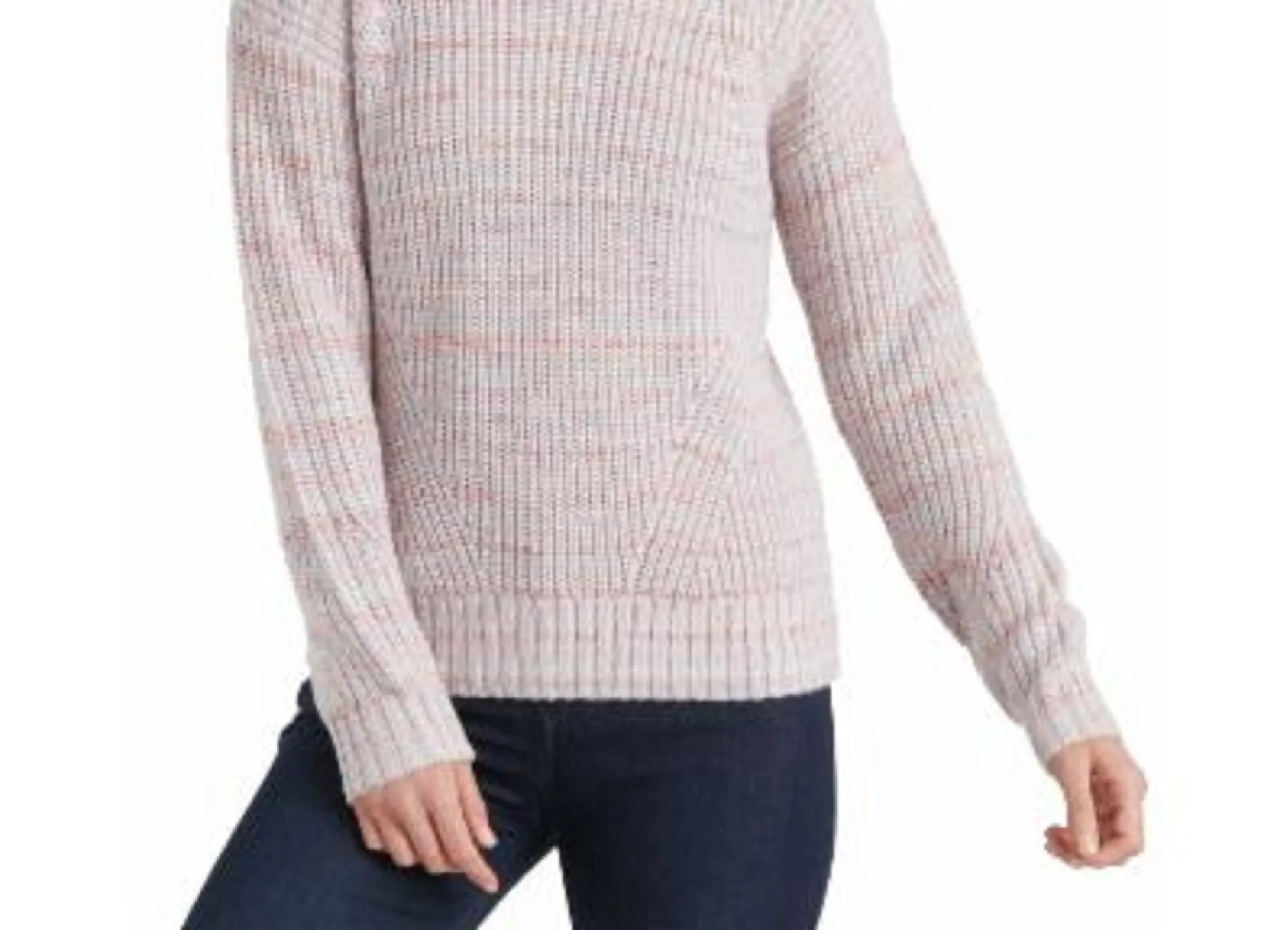 Lucky Brand Women's Marled-Knit Crewneck Sweater Pink Size Medium sold by Ruumur product image thumbnail 3