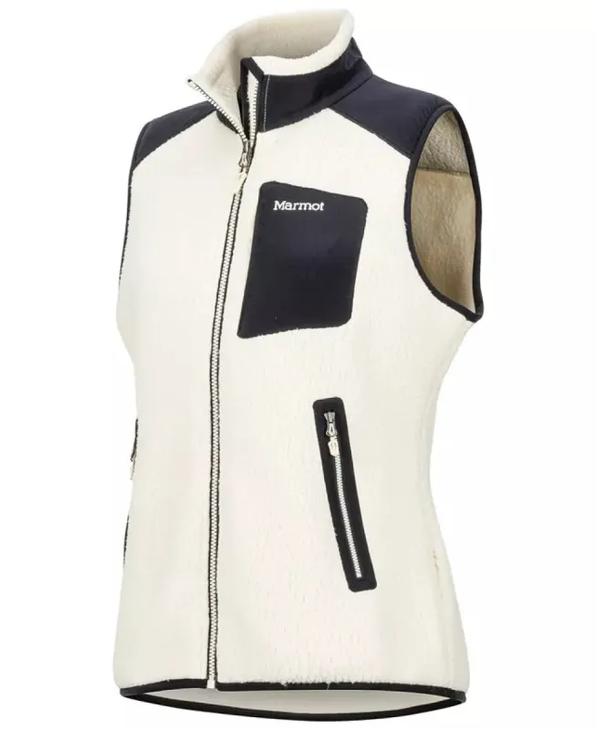 Marmot Women's Wiley Fleece Vest White Size Medium sold by Ruumur