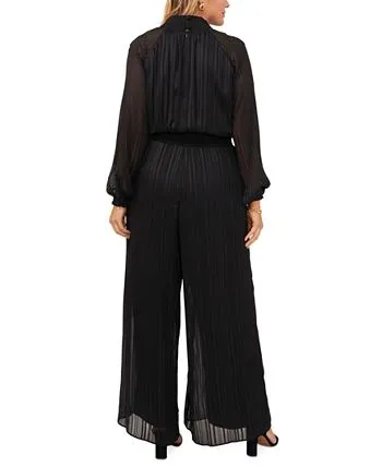 MSK Women's Smocked Waist Jumpsuit Black Size 1X sold by Ruumur product image thumbnail 2