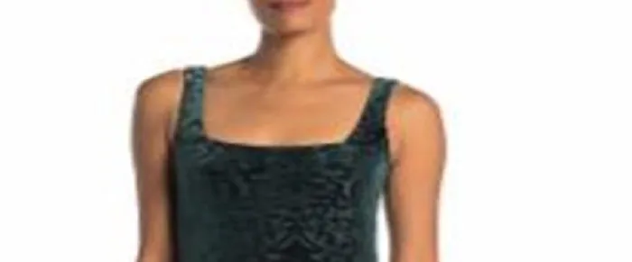 Jump Women's Printed Sleeveless Square Neck Mini Body Con Dress Green Size Small sold by Ruumur product image thumbnail 2