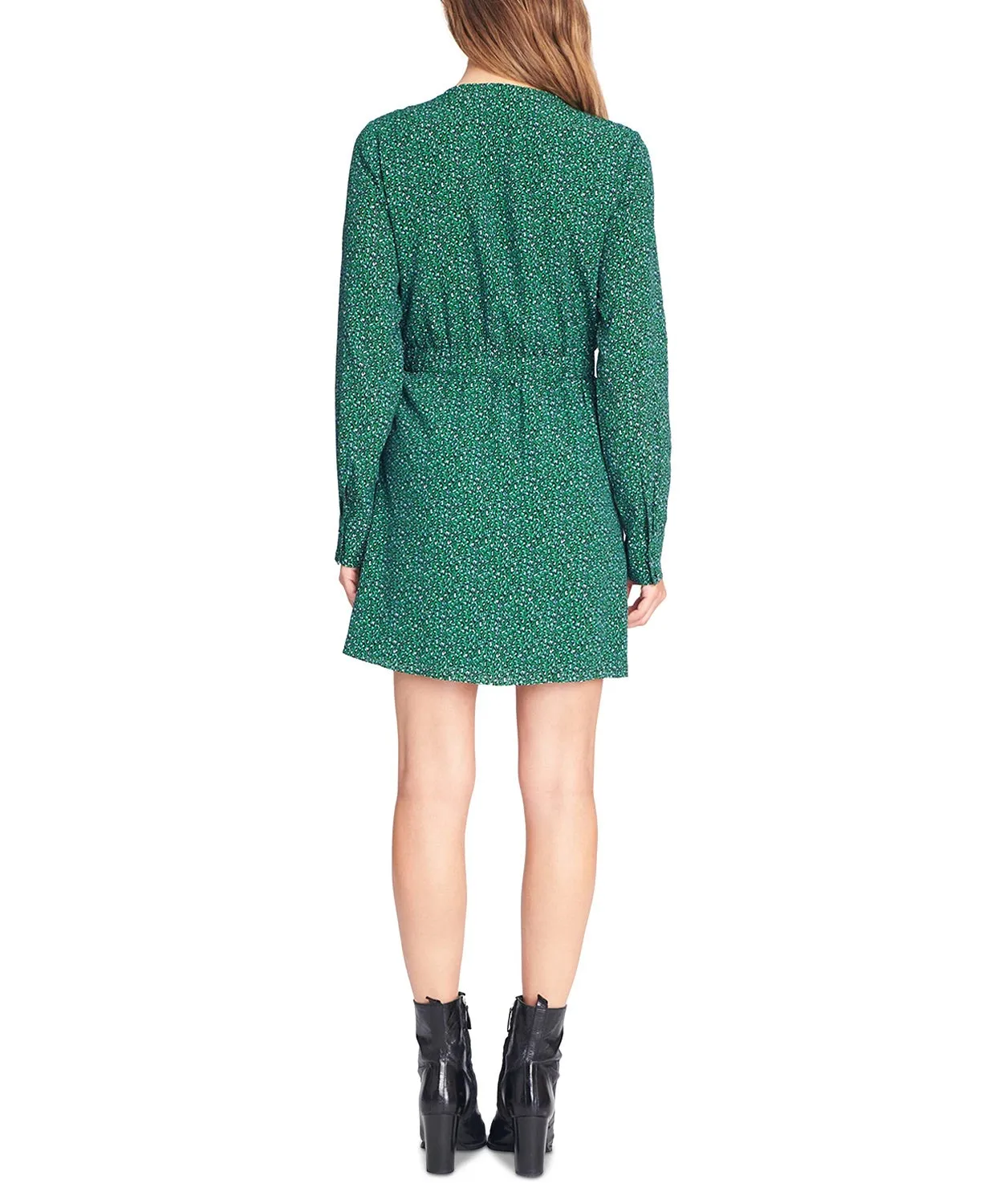 Sanctuary Women's Stay The Night Printed Wrap Dress Green Size 4 sold by Ruumur product image thumbnail 2