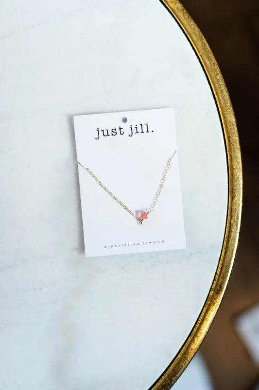 CHERRY QUARTZ GEMSTONE NECKLACE sold by Ruumur