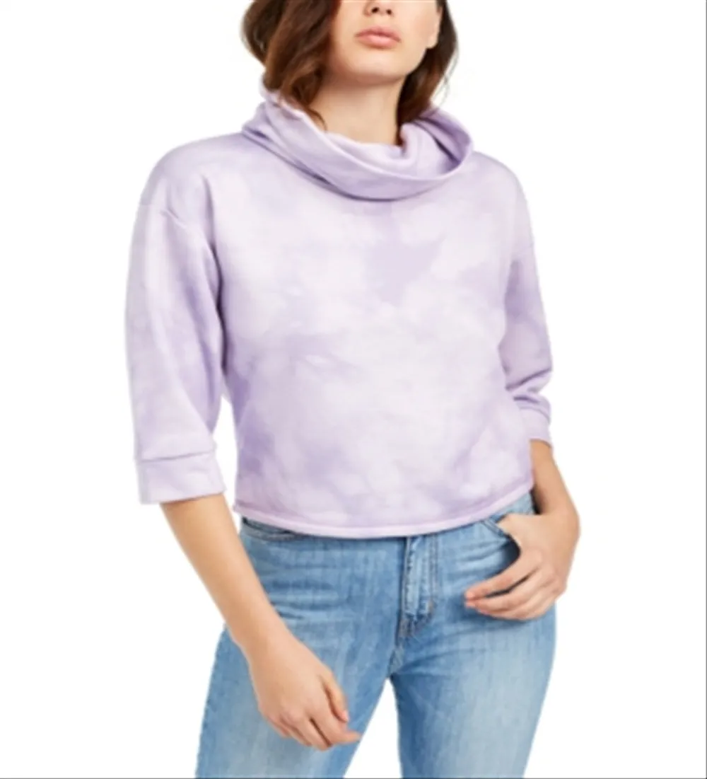 Guess Women's Comfy Cozy Sweatshirt Purple Size Medium sold by Ruumur