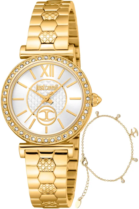Just Cavalli Women's JC1L273M0055 SET Varenna 30mm Quartz Watch made by Ruumur