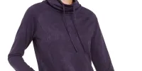 32 Degrees Women's Funnel-Neck Top Purple Size Petite Medium sold by Ruumur