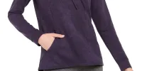 32 Degrees Women's Funnel-Neck Top Purple Size Petite Medium sold by Ruumur