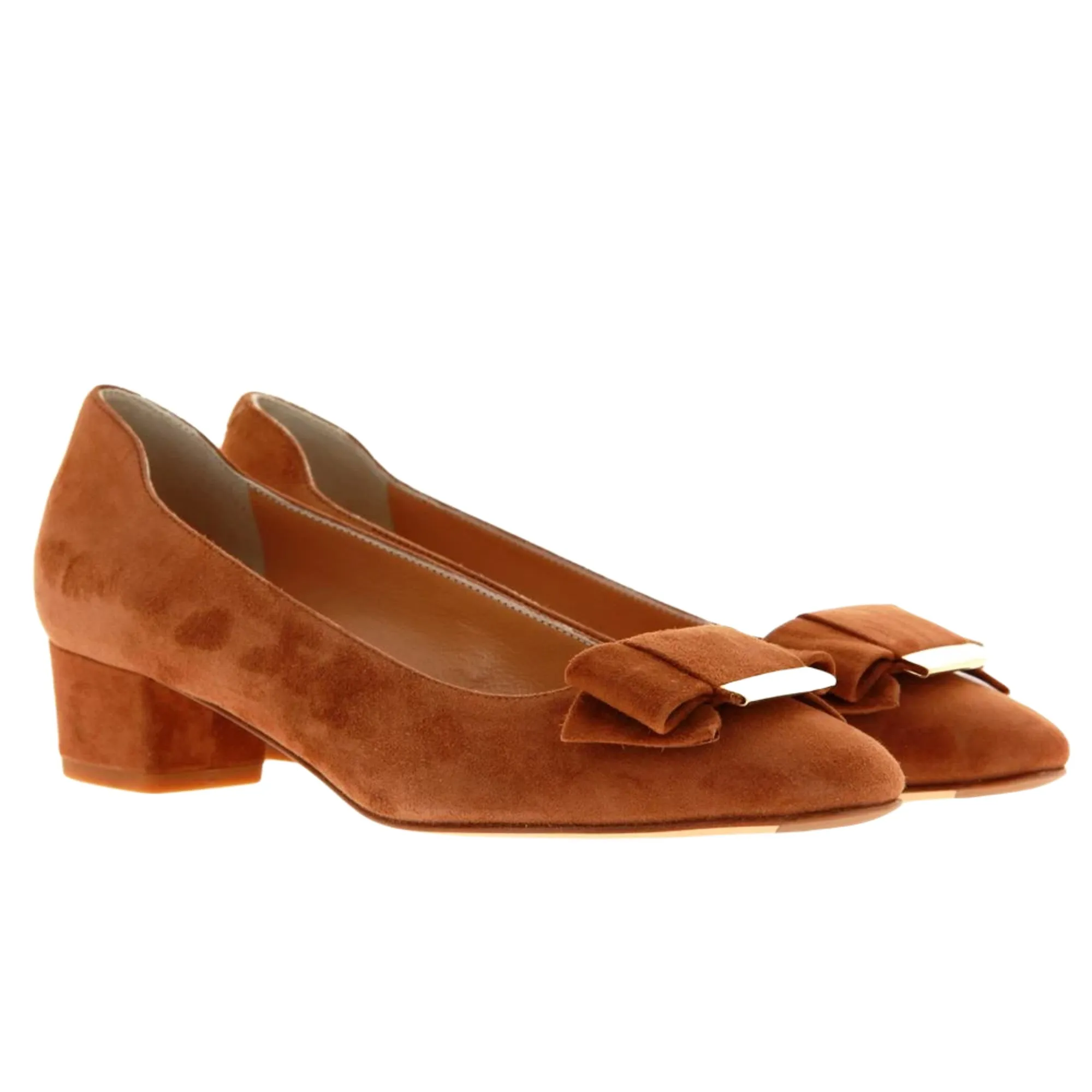 Ferragamo Vara Women's Pumps Brown sold by Ruumur
