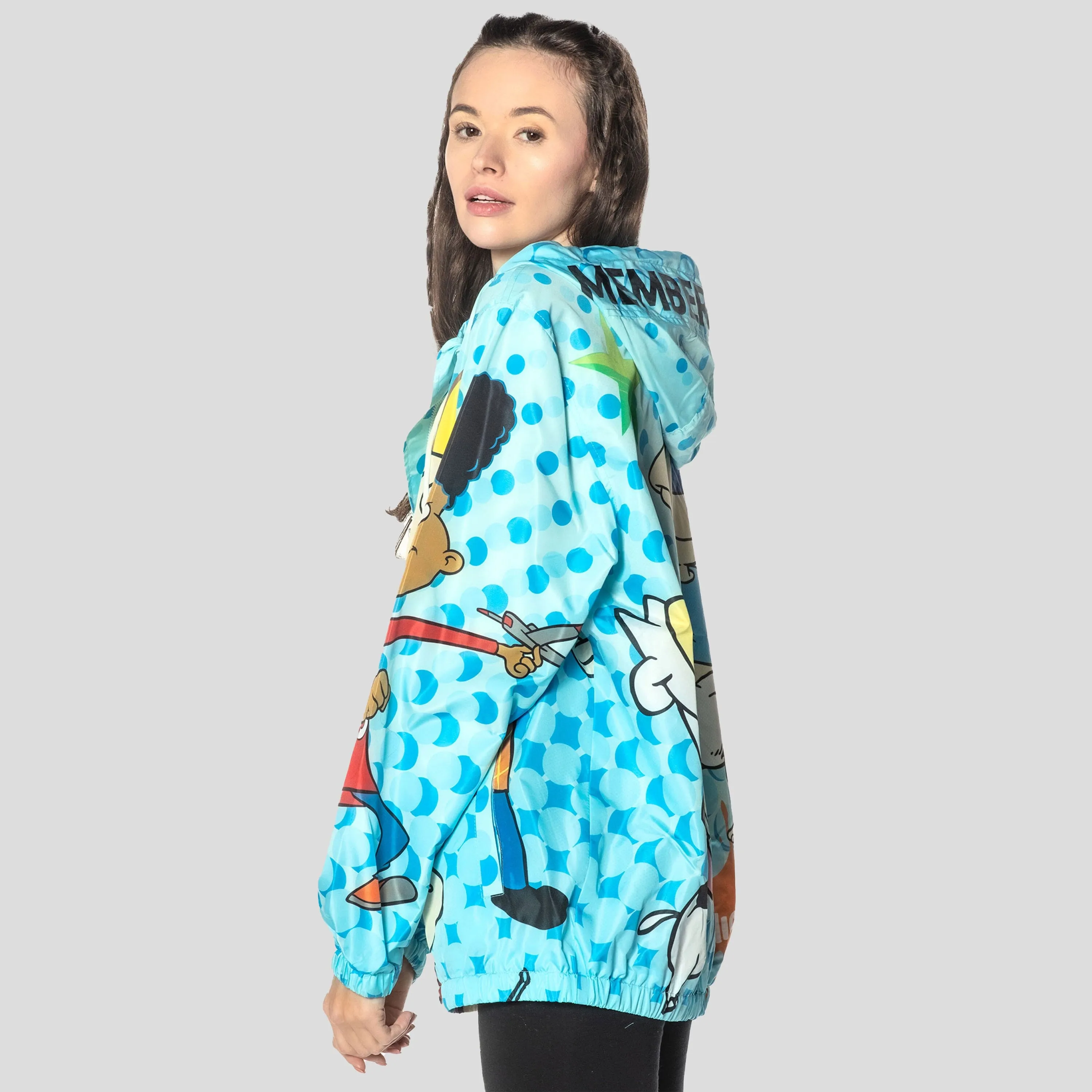 Members Only Women's Nickelodeon Tonal Dot Windbreaker Jacket sold by Ruumur product image thumbnail 5