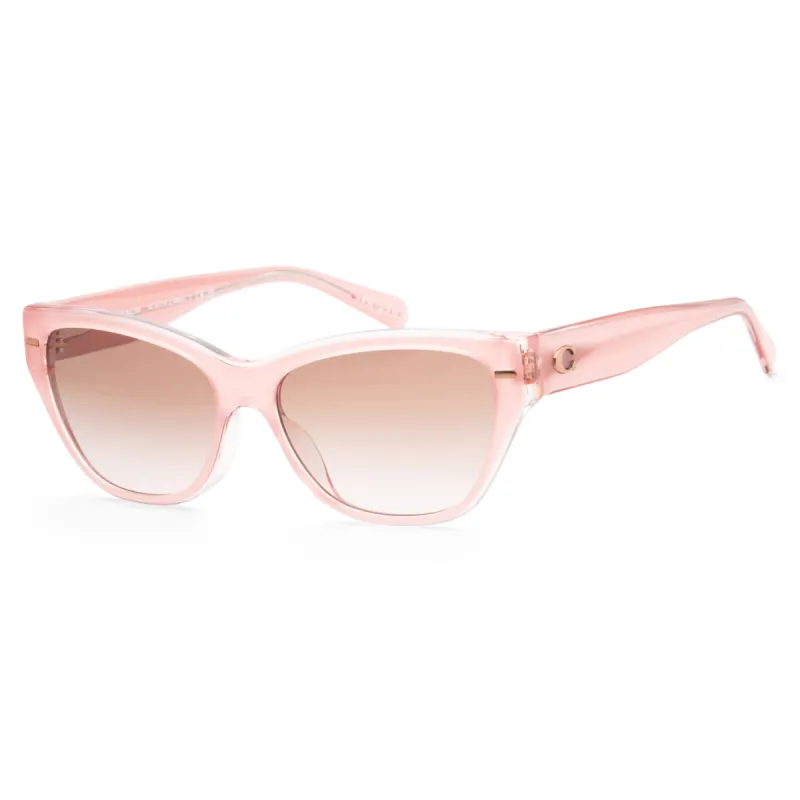 Coach Women's Fashion HC8370F-574313 56mm Milky Pink/Transparent Pink Sunglasses sold by Ruumur