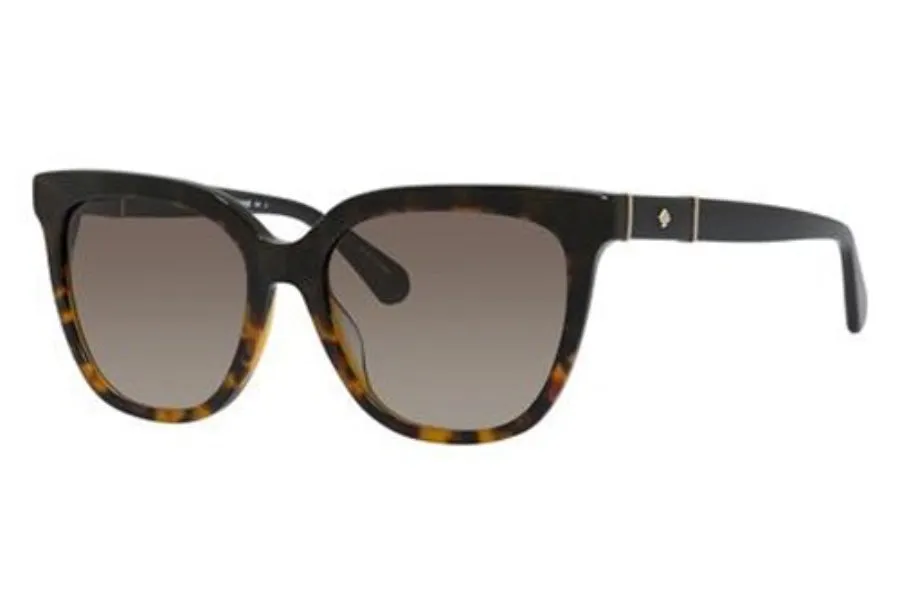 Kate Spade Women's 53mm Black Havana Sunglasses KAHLI-S-0WR7-53 sold by Ruumur
