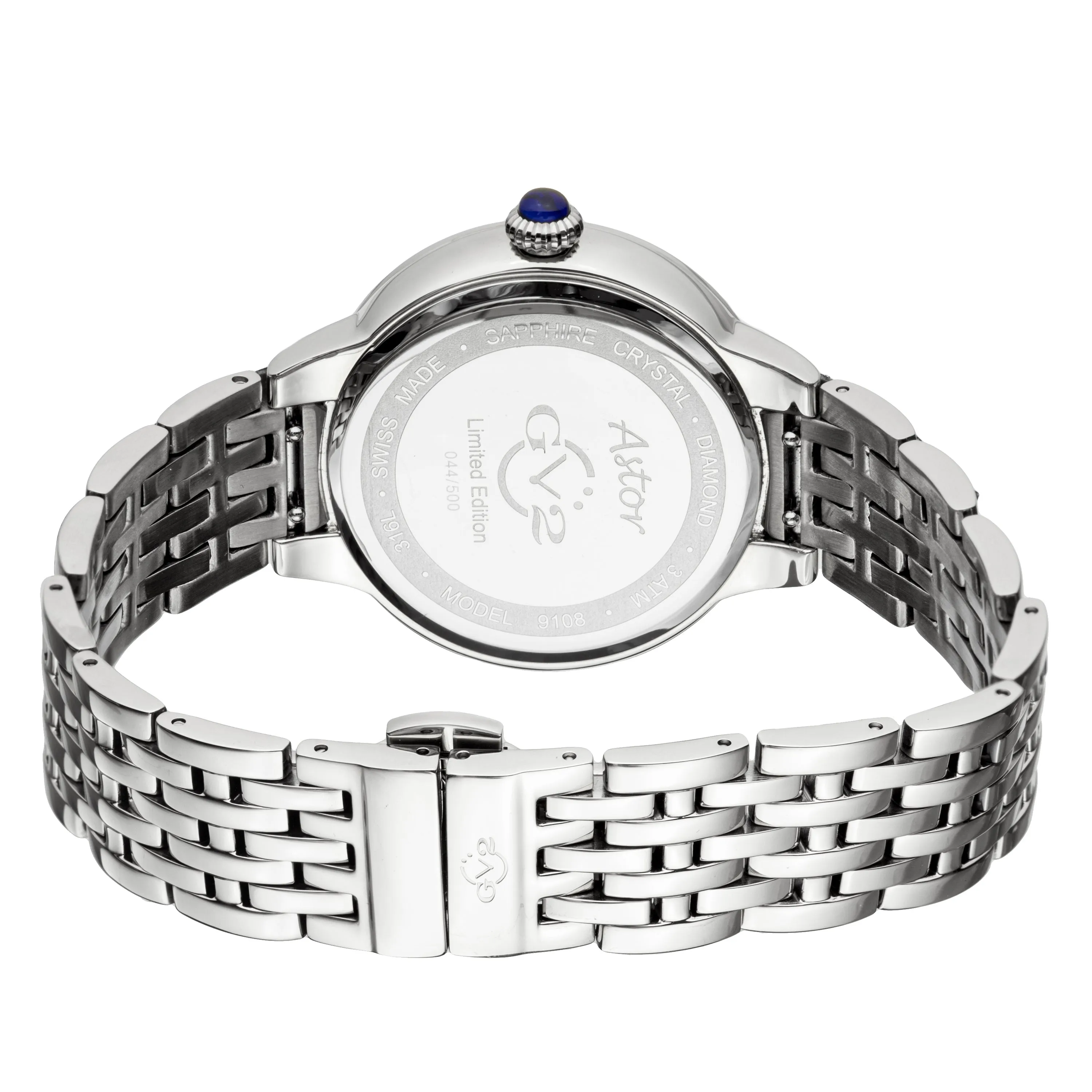 GV2 by Gevril Women's Astor 40mm Quartz Watch 9110 sold by Ruumur product image thumbnail 2