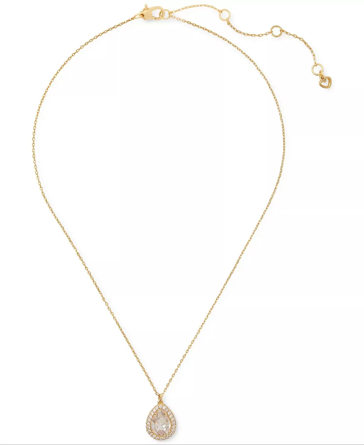 Kate Spade Pavé Halo Mini Pendant Necklace sold by Ruumur