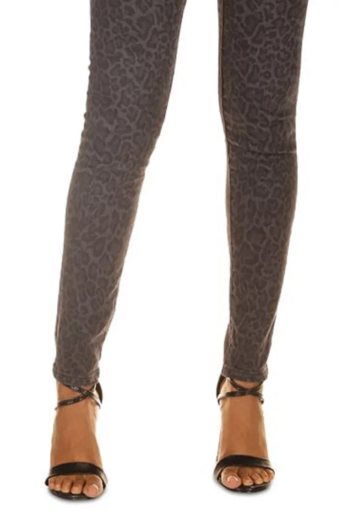 Michael Kors Women's Leopard Print Straight Skinny Jeans Black Size 6 sold by Ruumur product image thumbnail 3