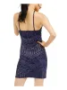Jump Women's Studded Bodycon Dress Blue Size Medium sold by Ruumur
