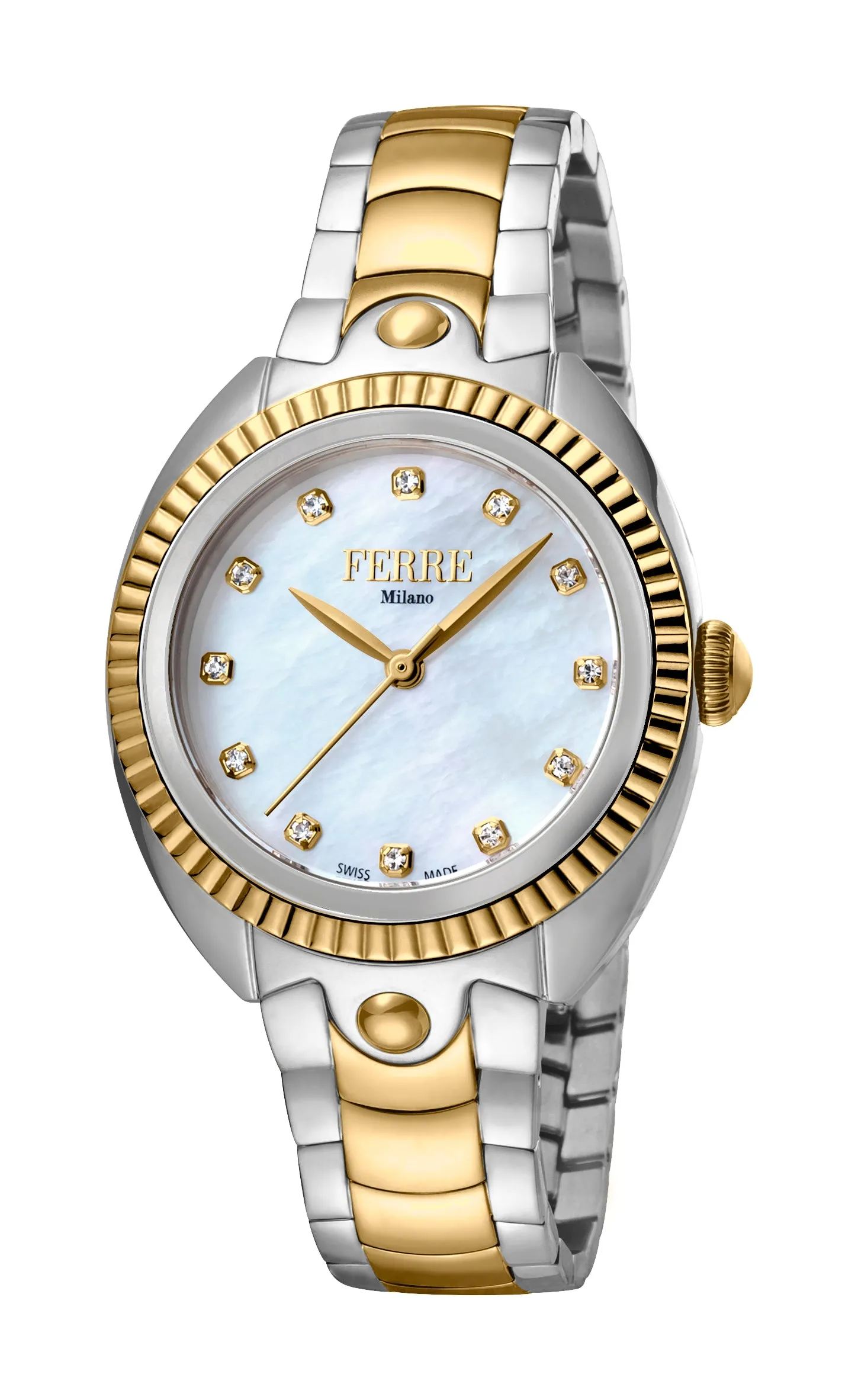 Ferre Milano Women's Donna Torino 34mm Quartz Watch FM1L088M0091 sold by Ruumur