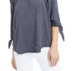 Maison Jules Women's Off The Shoulder Top Navy Size X-Small sold by Ruumur