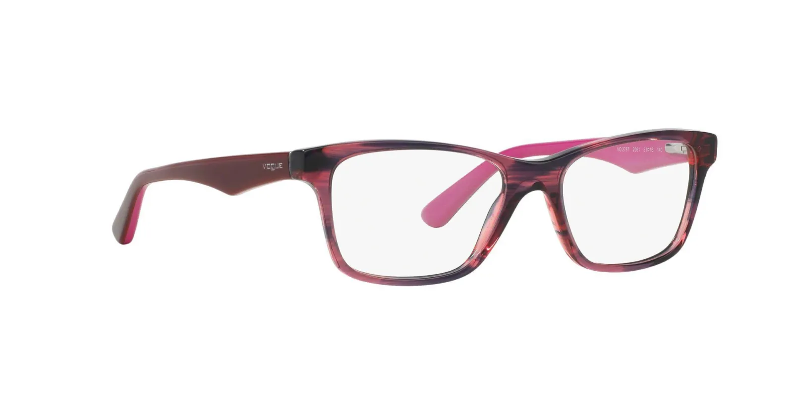 Vogue Women's 51mm Striped Black Cherry Opticals VO2787-2061-51 sold by Ruumur