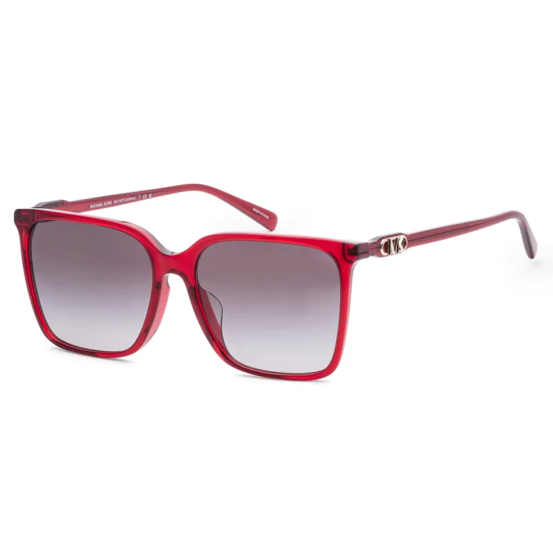 Michael Kors Women's Canberra 58mm Red Transparent Sunglasses MK2197F-39558G-58 sold by Ruumur