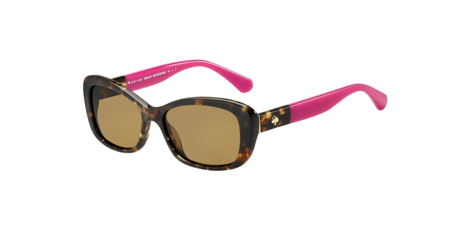 Kate Spade Women's 53mm Havana Pink Sunglasses CLAREPS-00T4-53 made by Ruumur
