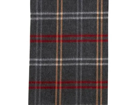 Steve Madden Women's Mid Weight Cozy Plaid Muffler Scarf Gray Size Regular sold by Ruumur product image thumbnail 2