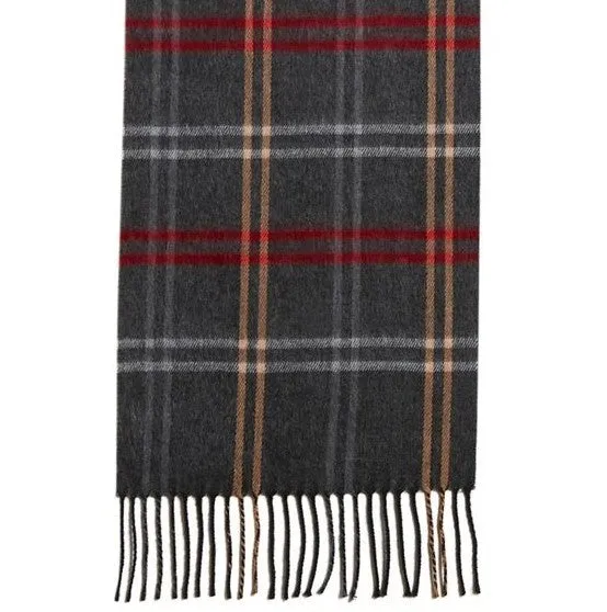 Steve Madden Women's Mid Weight Cozy Plaid Muffler Scarf Gray Size Regular sold by Ruumur product image thumbnail 3