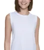 Calvin Klein Women's Performance Dropped Armhole Tank Top White Size M sold by Ruumur