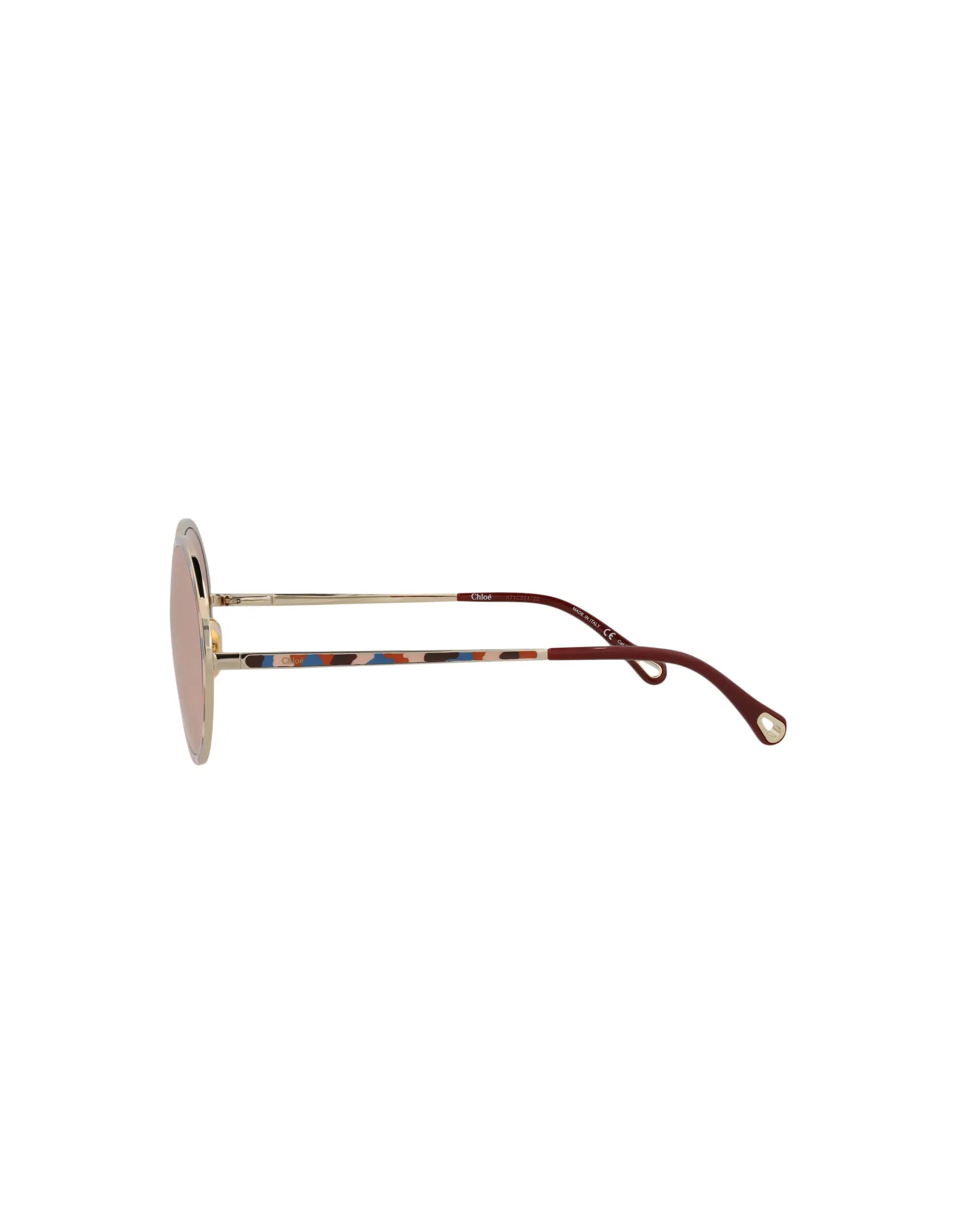 Chloe Round-Frame Metal Sunglasses, Style # CH0100S-30012459002 sold by Ruumur product image thumbnail 3