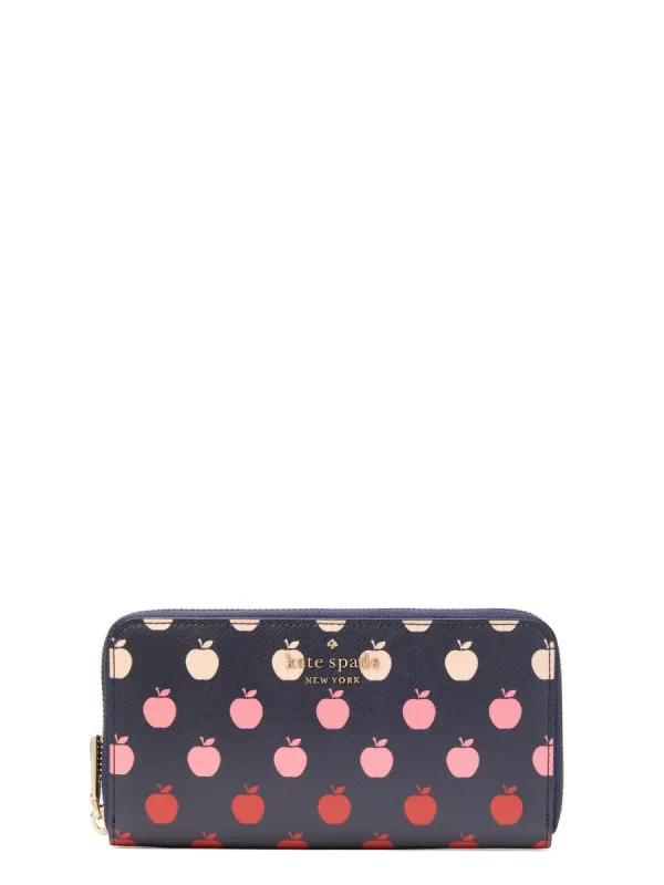 Kate Spade Staci Large Red Apple Continental Wallet sold by Ruumur