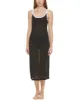 Dkny Women's Double Strap Dress Cover Up Swimsuit Black sold by Ruumur