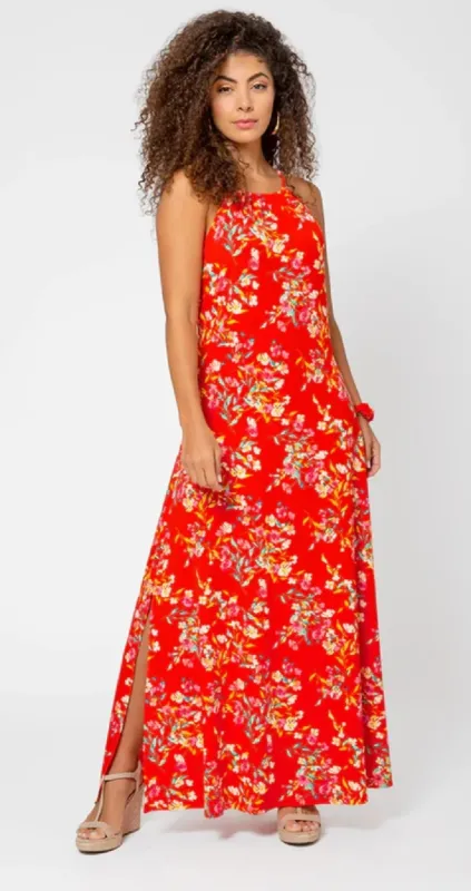 Leota Women's Cameron Floral Maxi Dress Pink Size 3X sold by Ruumur