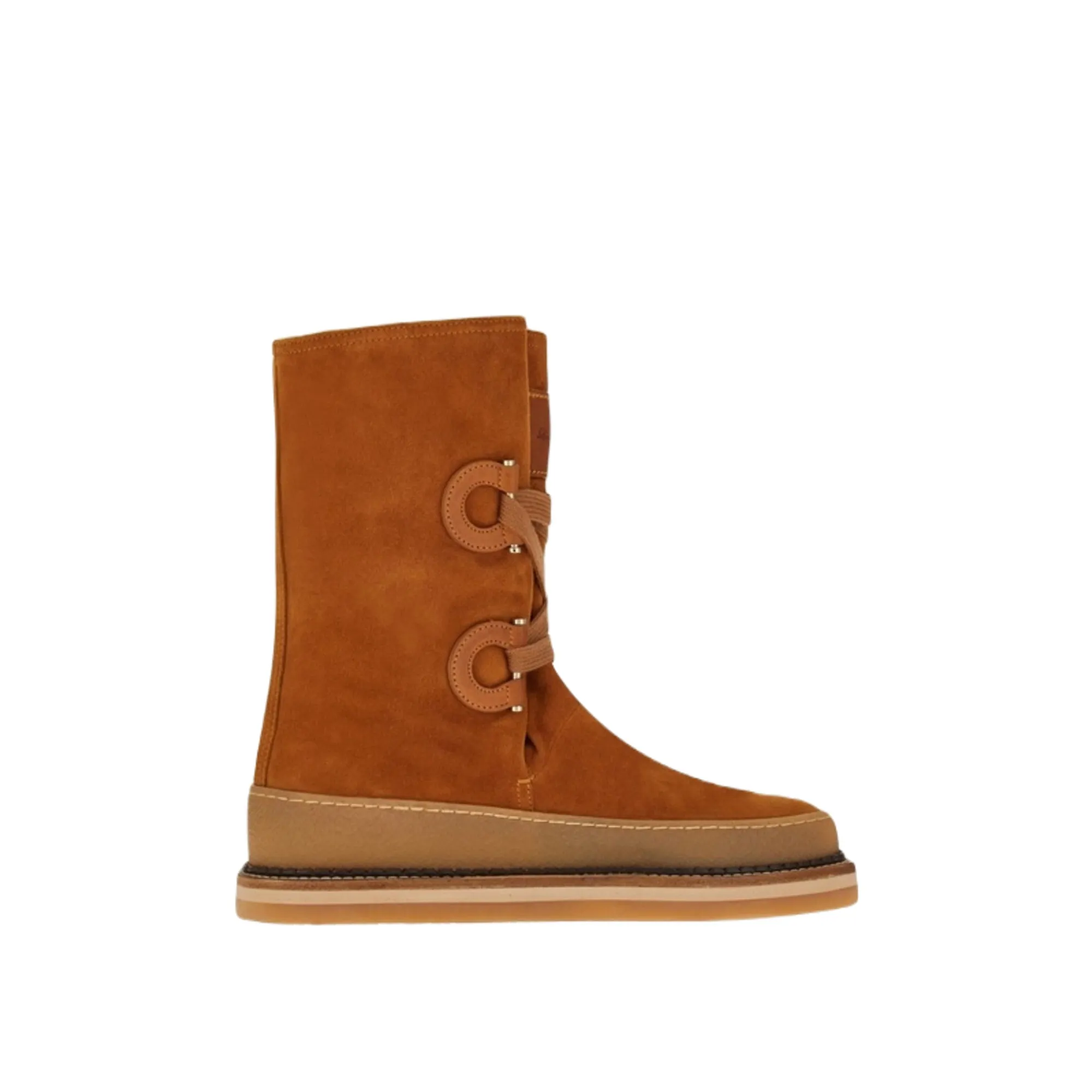 Ferragamo Celeno Women's Boots Brown sold by Ruumur