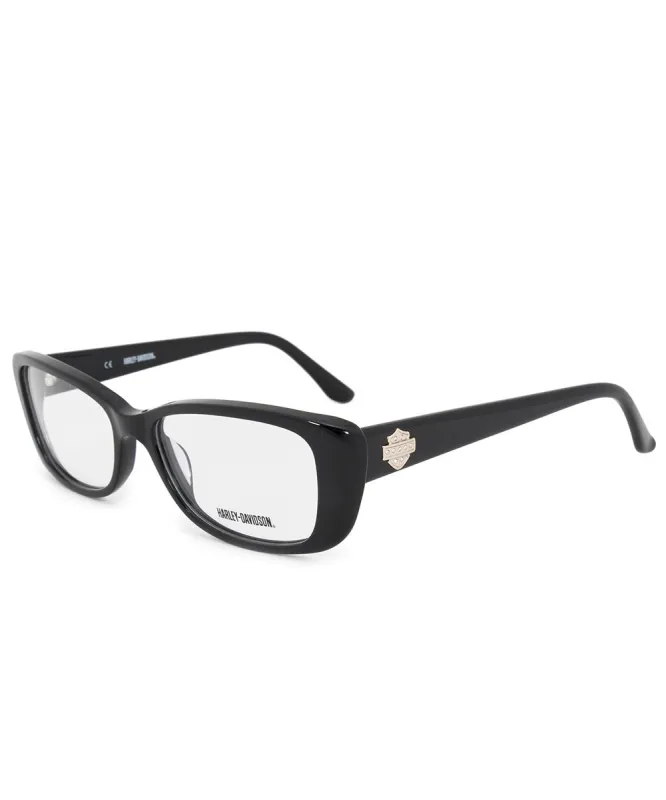 Harley Davidson Cat Eye Eyeglasses Frames HD0521 BLK 53 made by Ruumur