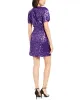LEYDEN Women's Sequin Ruched-Side Mini Dress Purple Size M sold by Ruumur