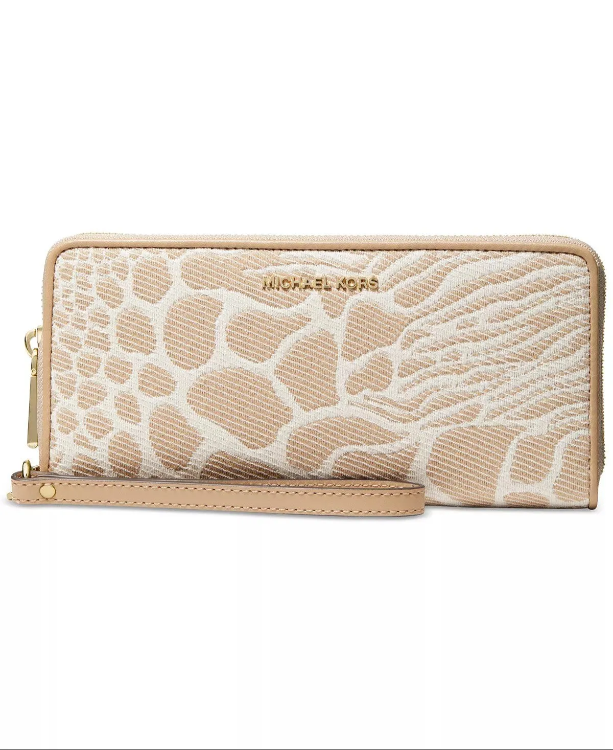 Michael Kors Women's Camel Multi Jet Set Travel Continental Wallet sold by Ruumur
