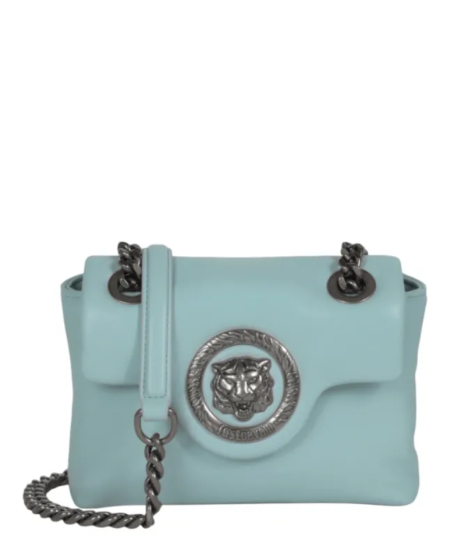 Just Cavalli Gold Chain Tiger Motif Small Crossbody sold by Ruumur